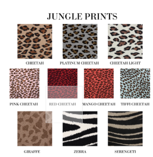 Jungle Print Perfect Fit Crystal Paw Print Collar